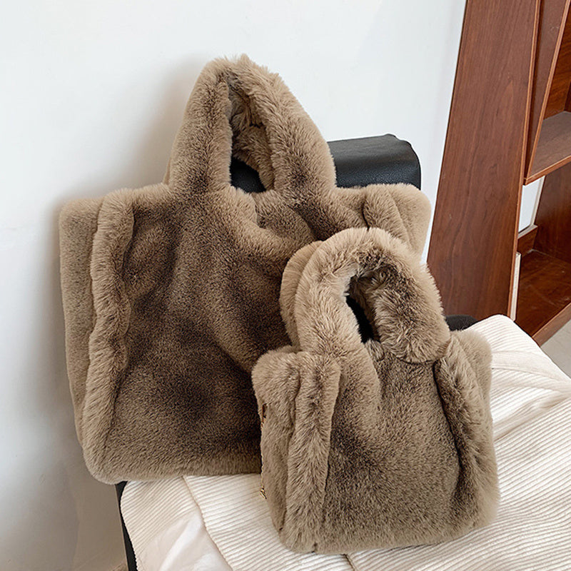 Plush Tote handbag