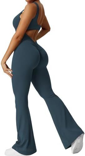 Sleeveless Flare Jumpsuits