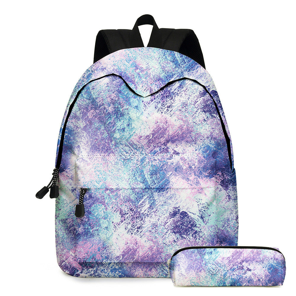 Tie dye schoolbag for primary school students