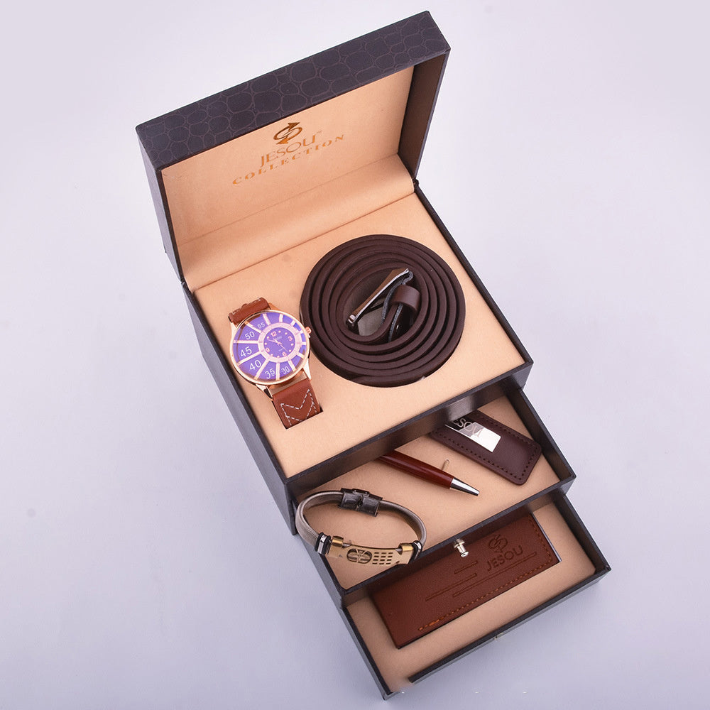 Men'S High-End Leather Bracelet Gift