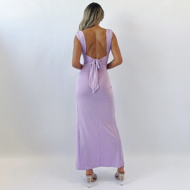 Slim Sleeveless Slit