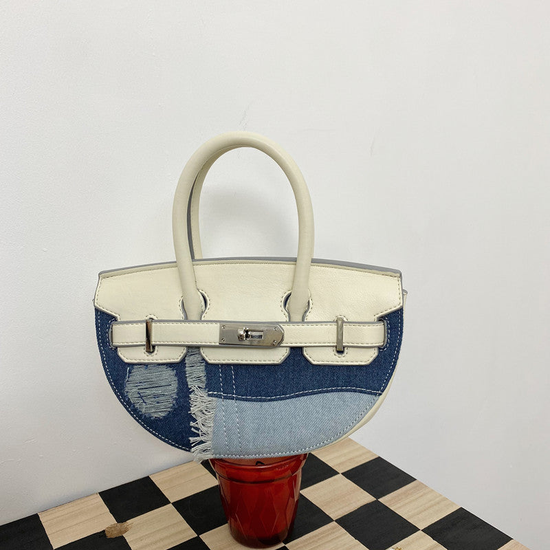 Women's Denim All-match Retro Handbag