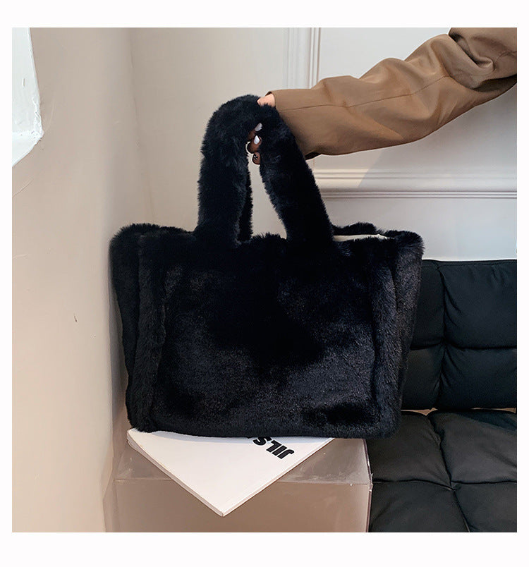 Plush Tote handbag