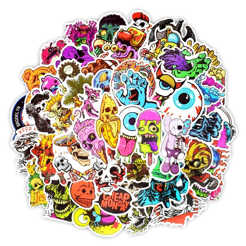 Compatible with Apple, Waterproof PVC laptop sticker vinyl stickers for macbook pr