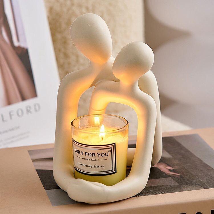 Heartwarming Loving Couple Resin Statue -