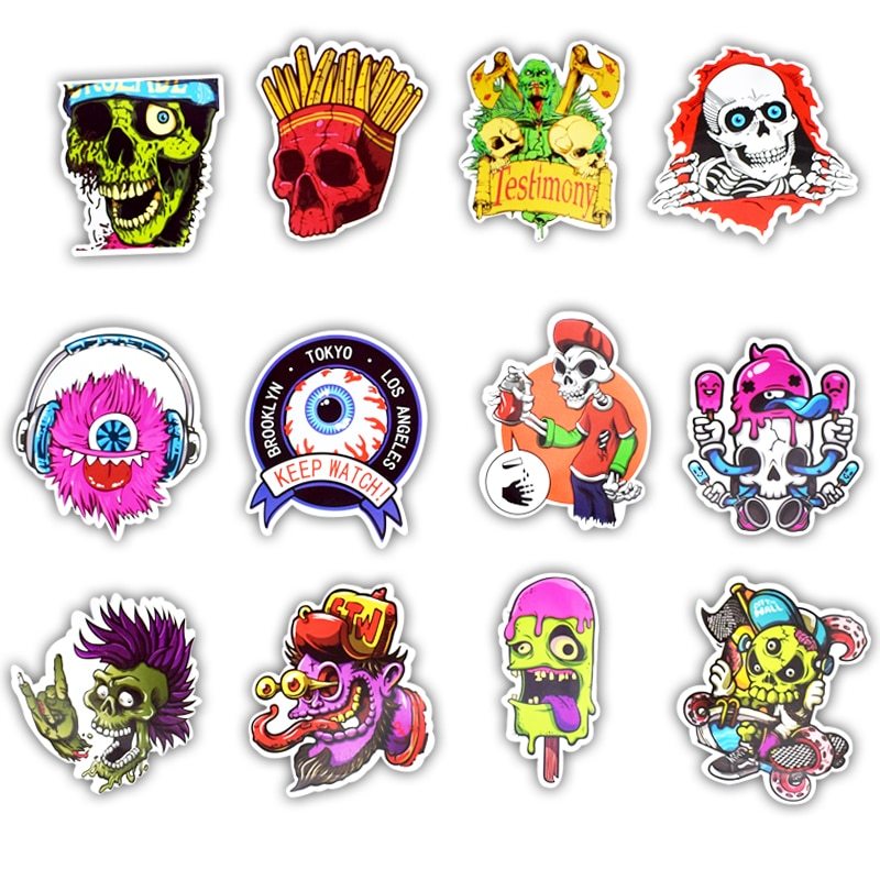 Compatible with Apple, Waterproof PVC laptop sticker vinyl stickers for macbook pr