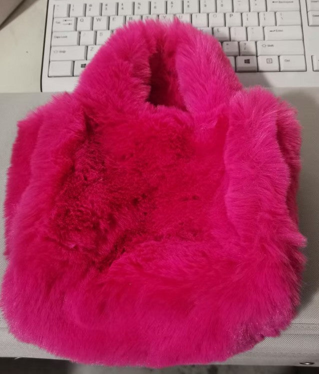 Plush Tote handbag