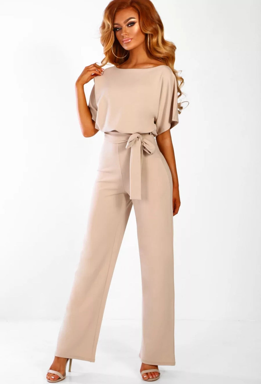Short-sleeved Women's Jumpsuit