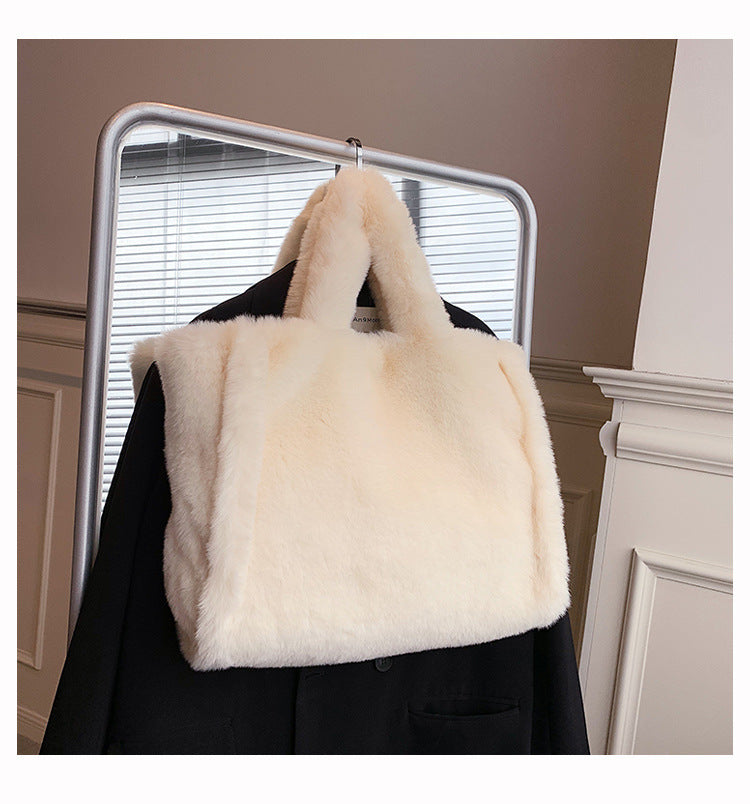 Plush Tote handbag