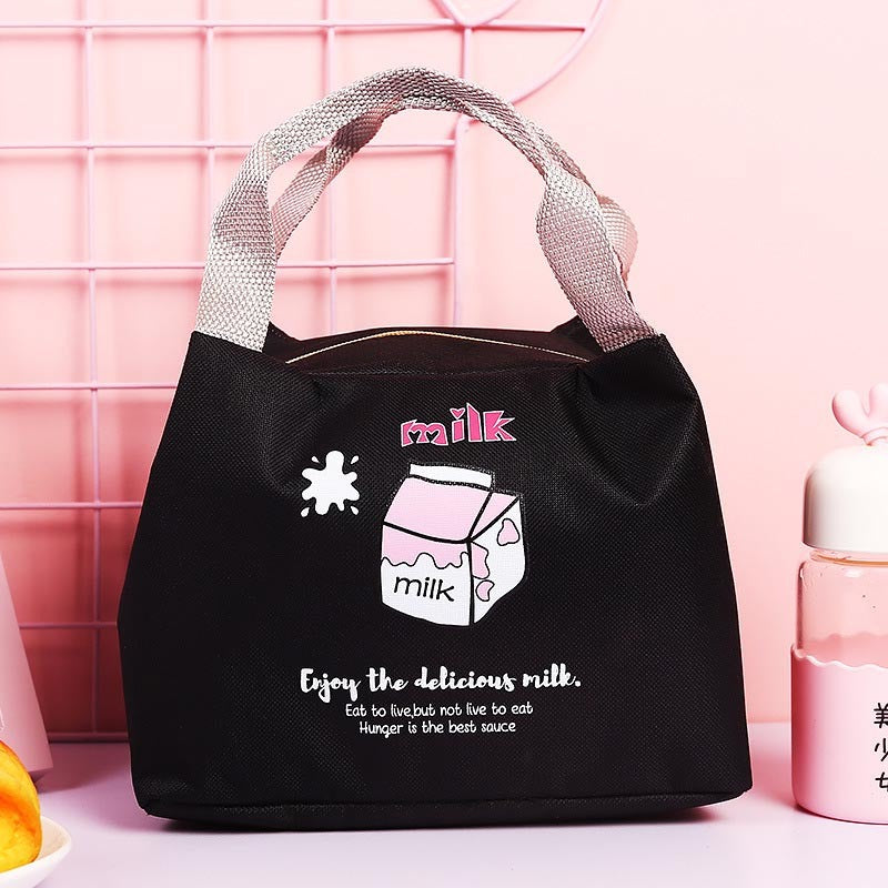 Cute Cartoon Lunch Tote Bag Insulation