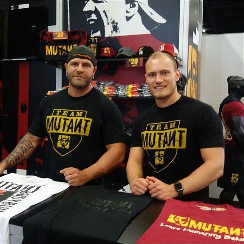 Short Sleeve Tight T-shirt- Mens Gyms