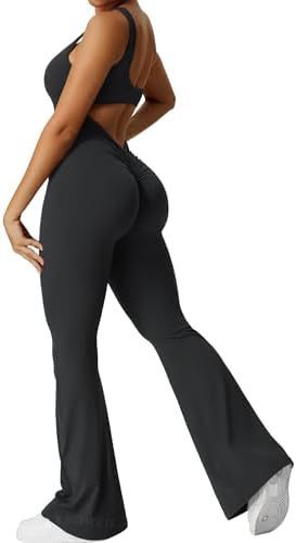 Sleeveless Flare Jumpsuits