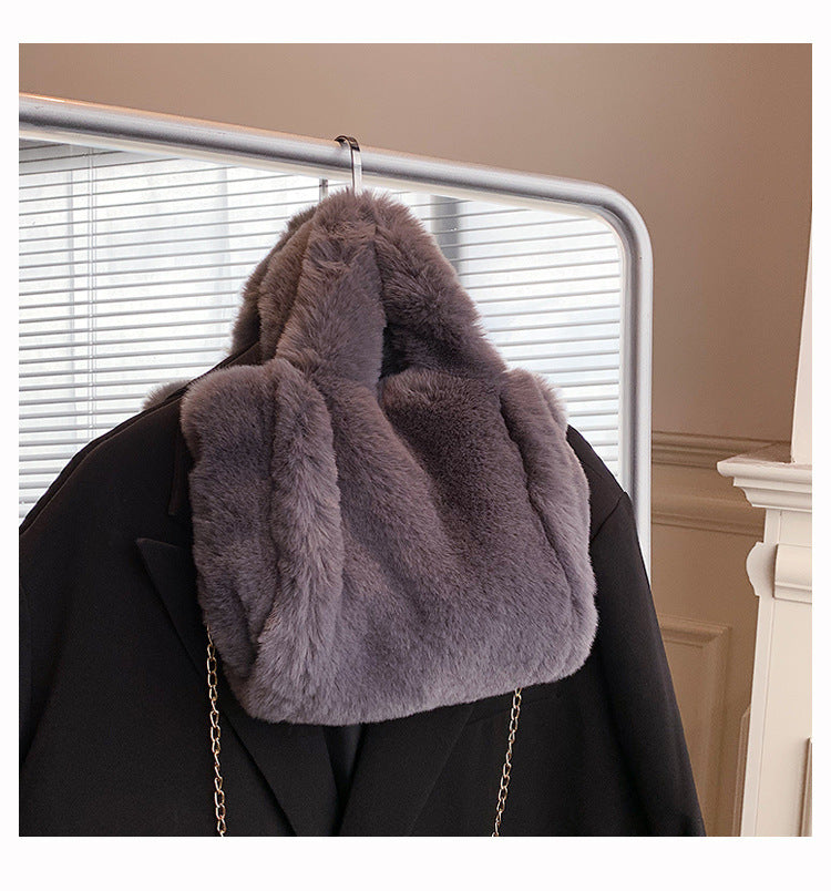 Plush Tote handbag