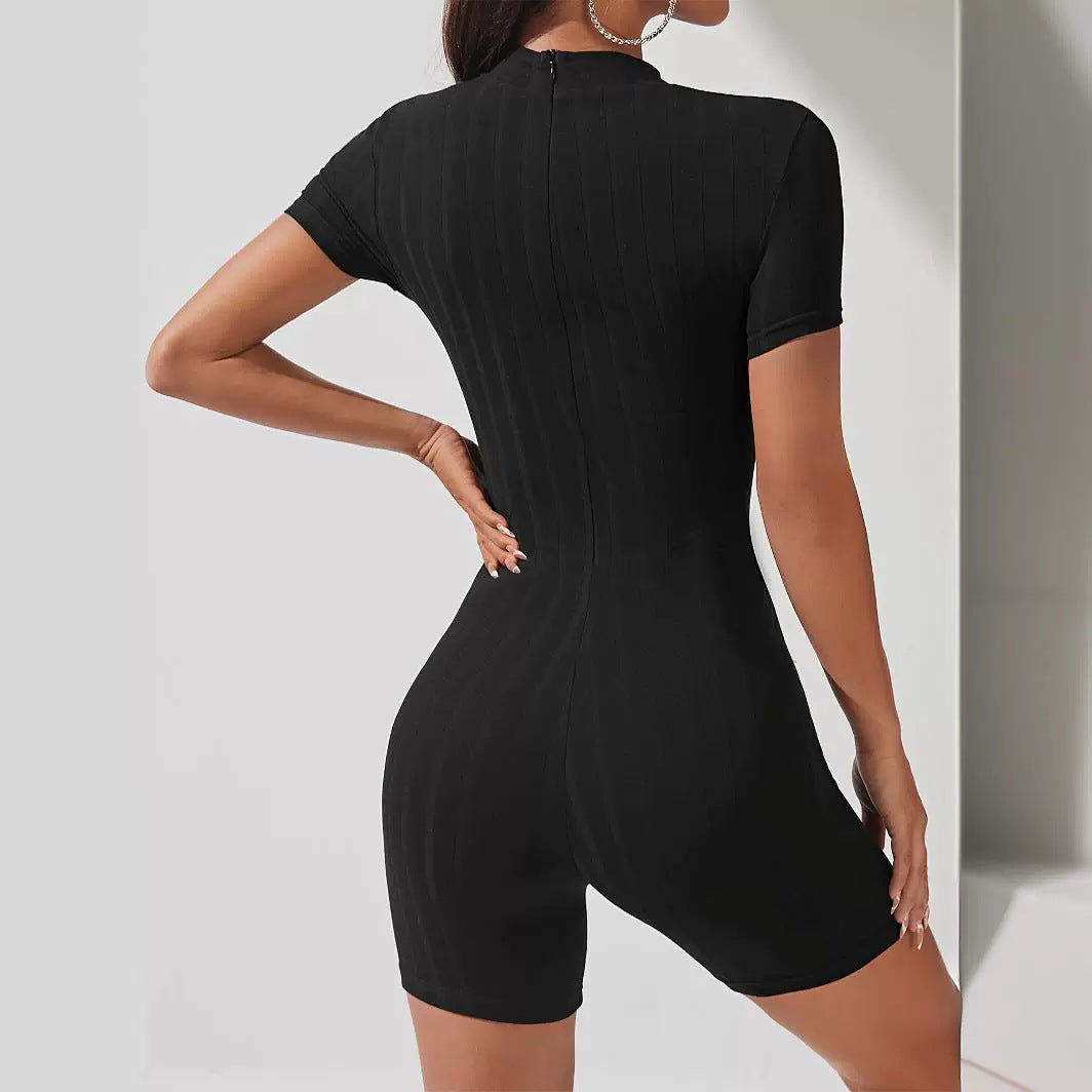 Short Sleeve Jumpsuit