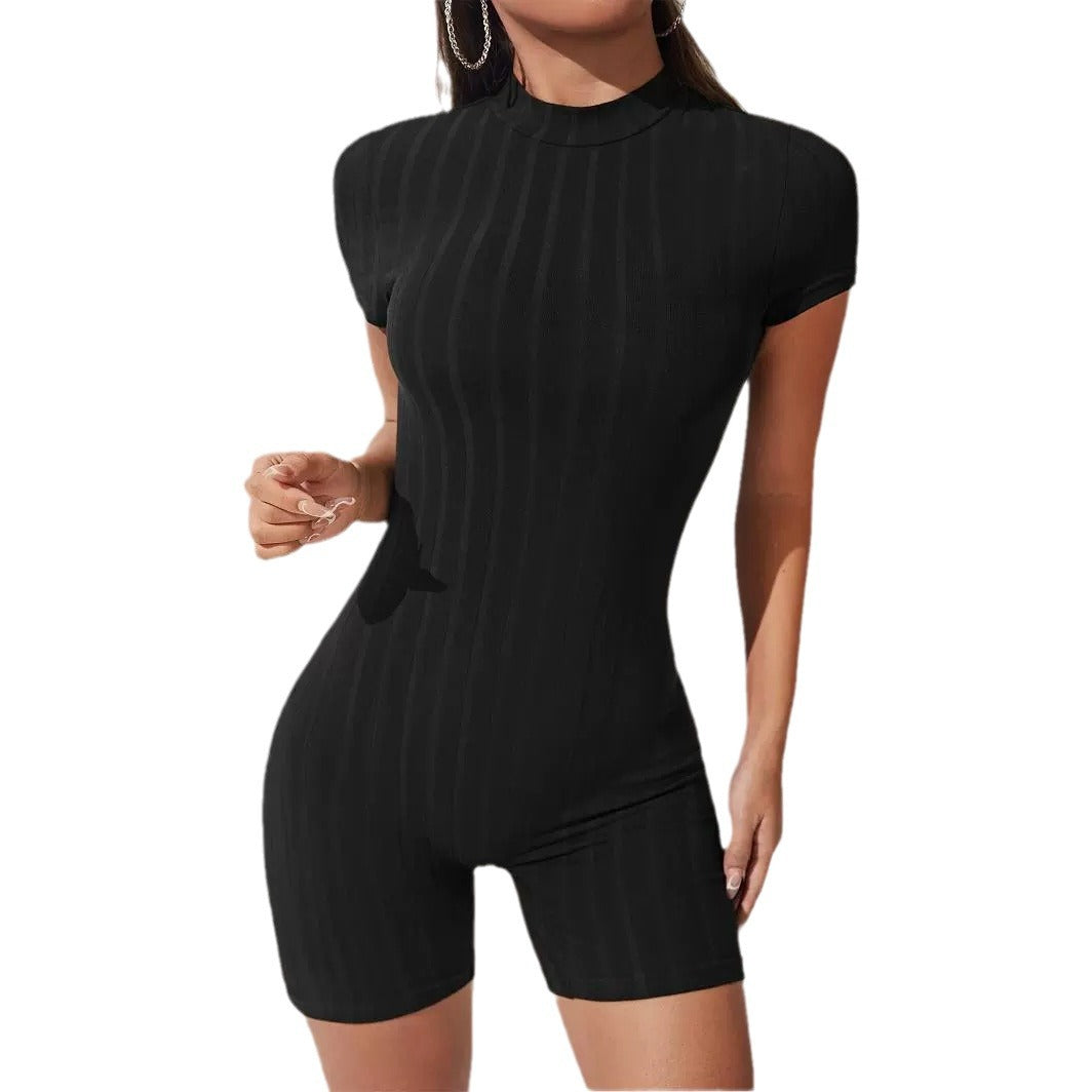 Short Sleeve Jumpsuit