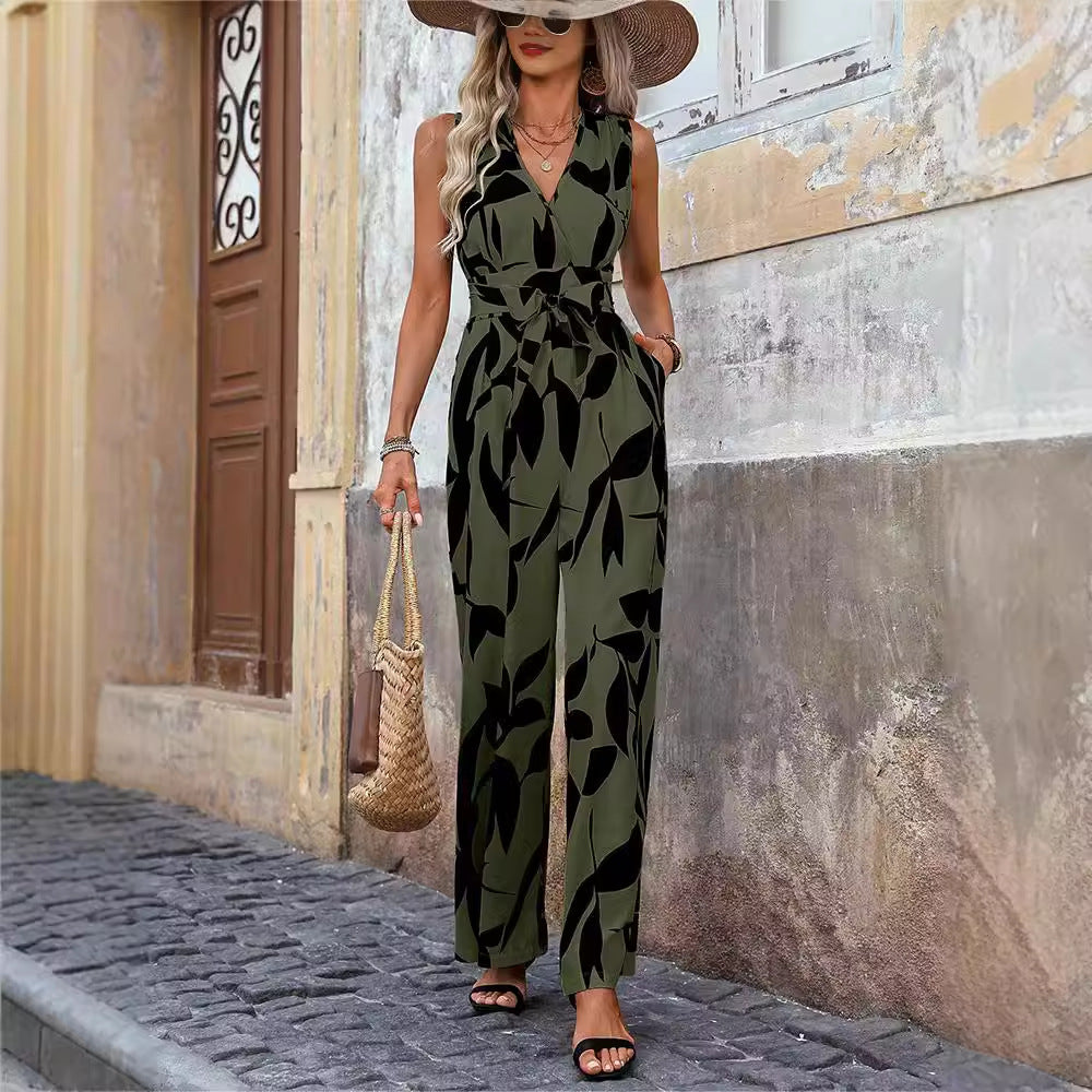 High Waist Wide Leg Jumpsuit