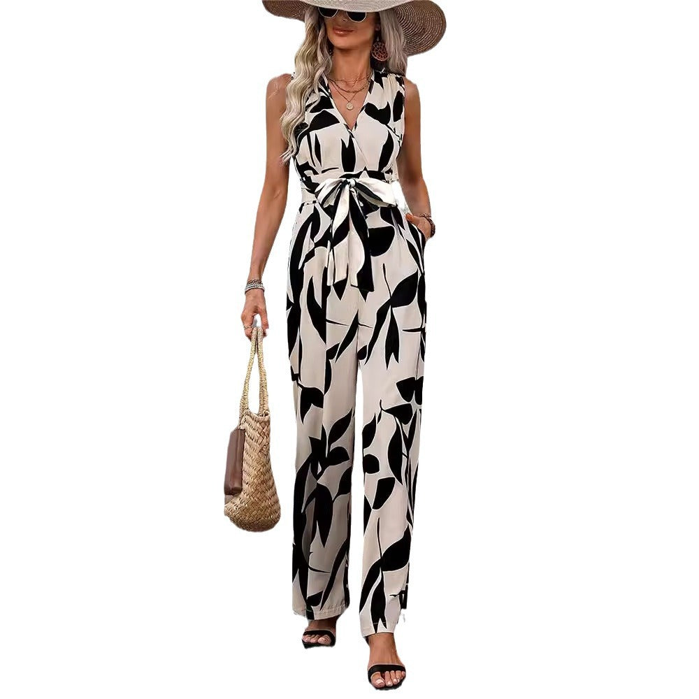 High Waist Wide Leg Jumpsuit