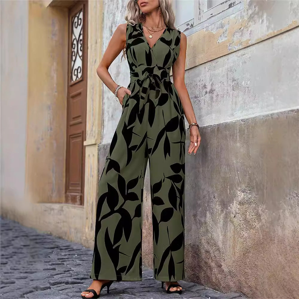 High Waist Wide Leg Jumpsuit