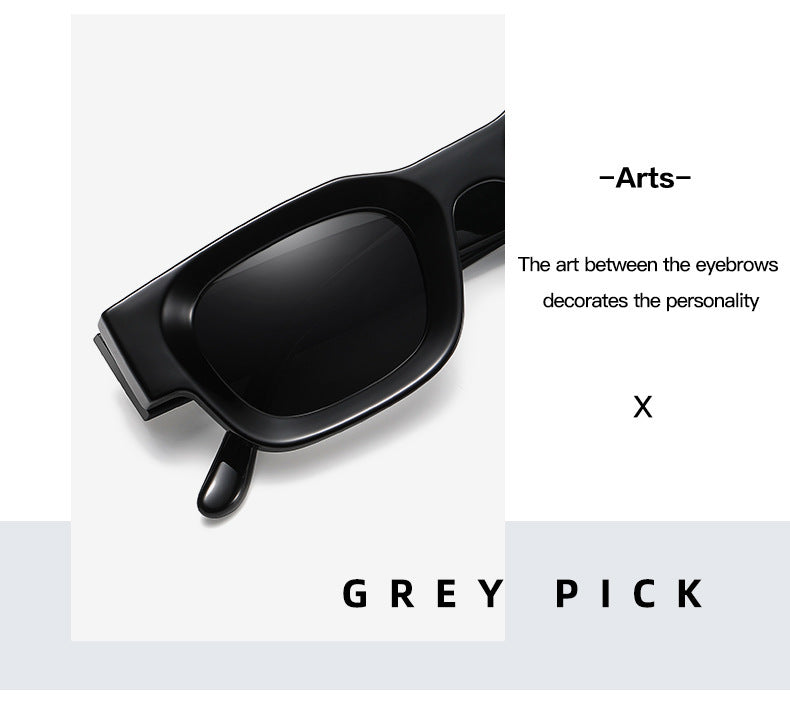 Square Sunglasses Hip Hop Punk Kuzma Polarized