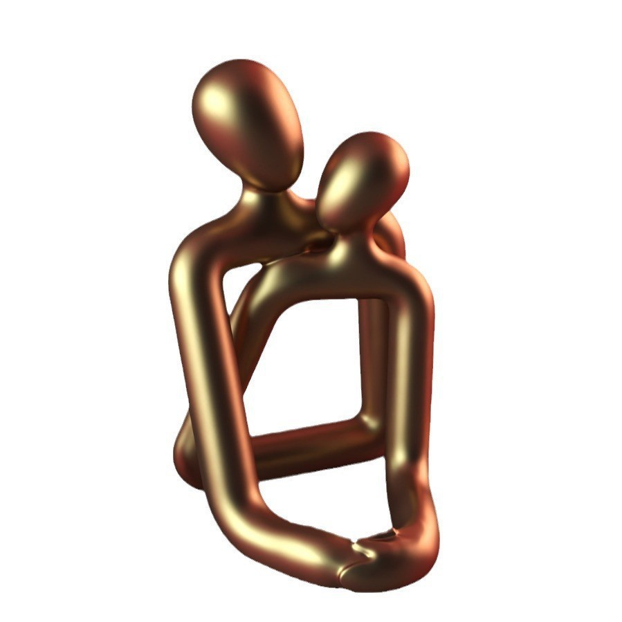 Heartwarming Loving Couple Resin Statue -