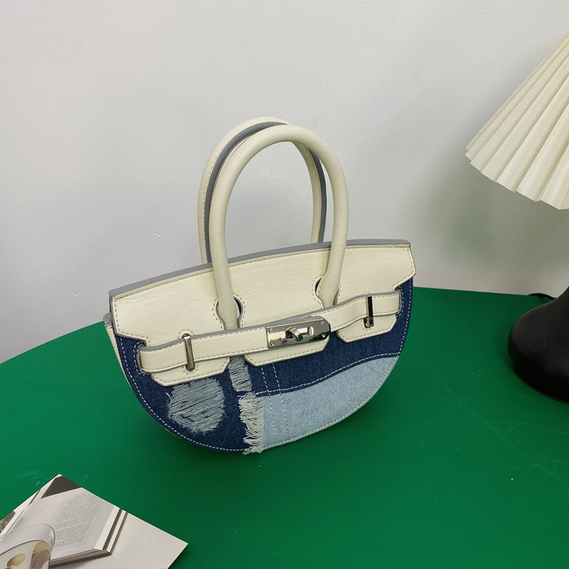 Women's Denim All-match Retro Handbag