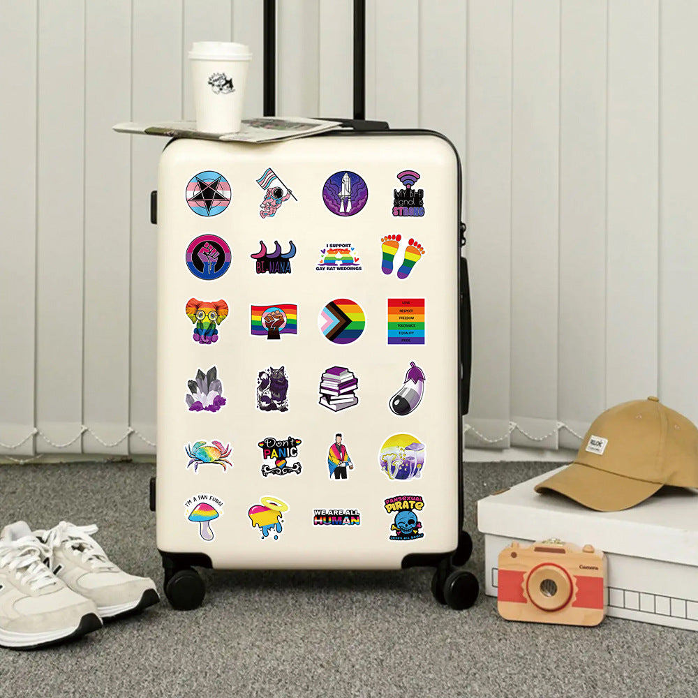 Luggage Skateboard Guitar Waterproof Graffiti Stickers