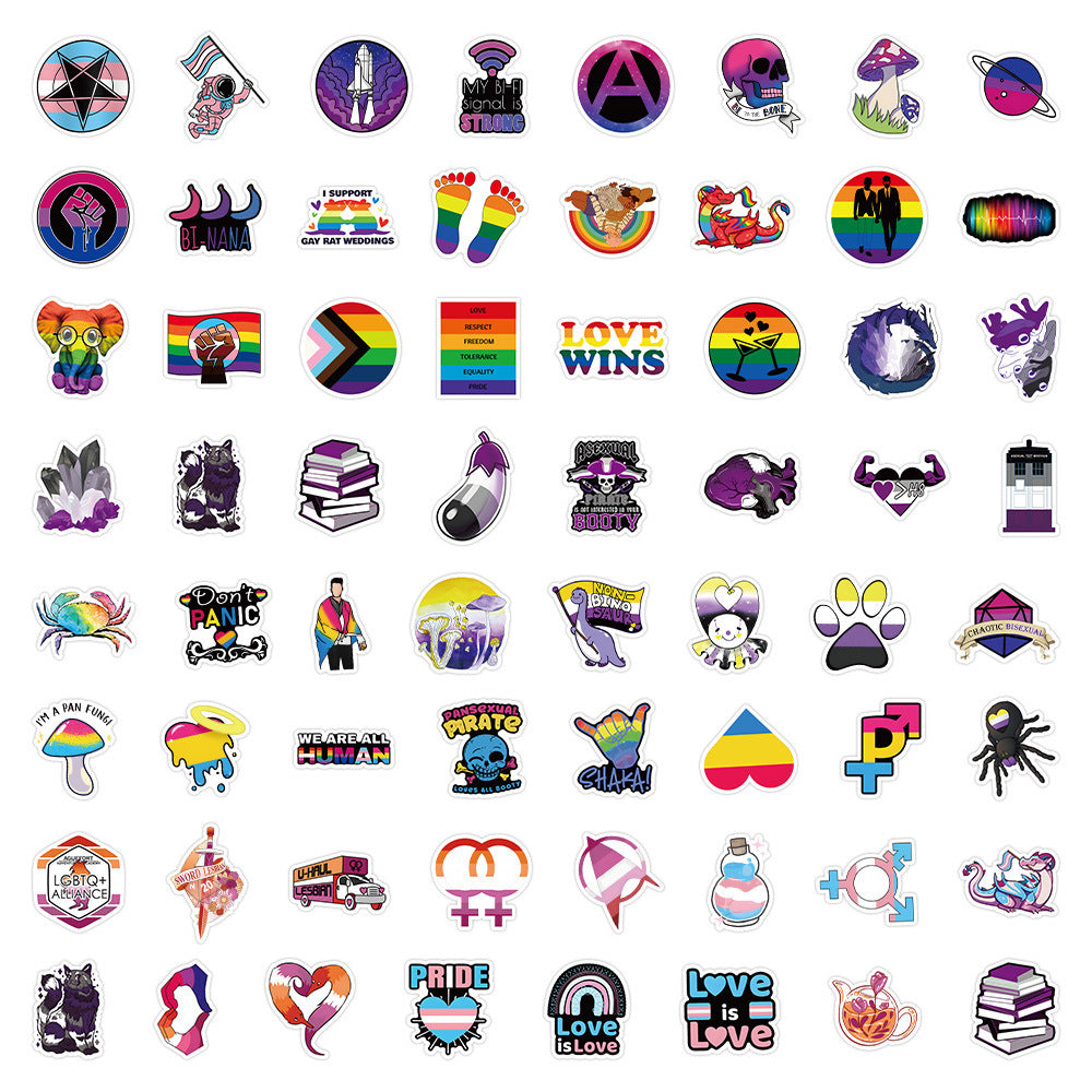 Luggage Skateboard Guitar Waterproof Graffiti Stickers