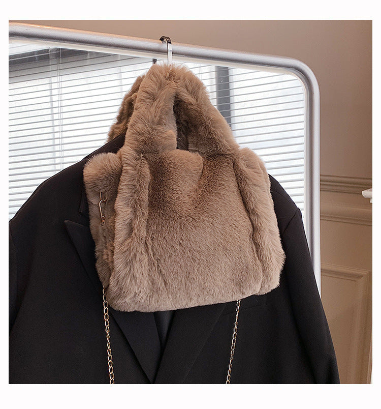Plush Tote handbag