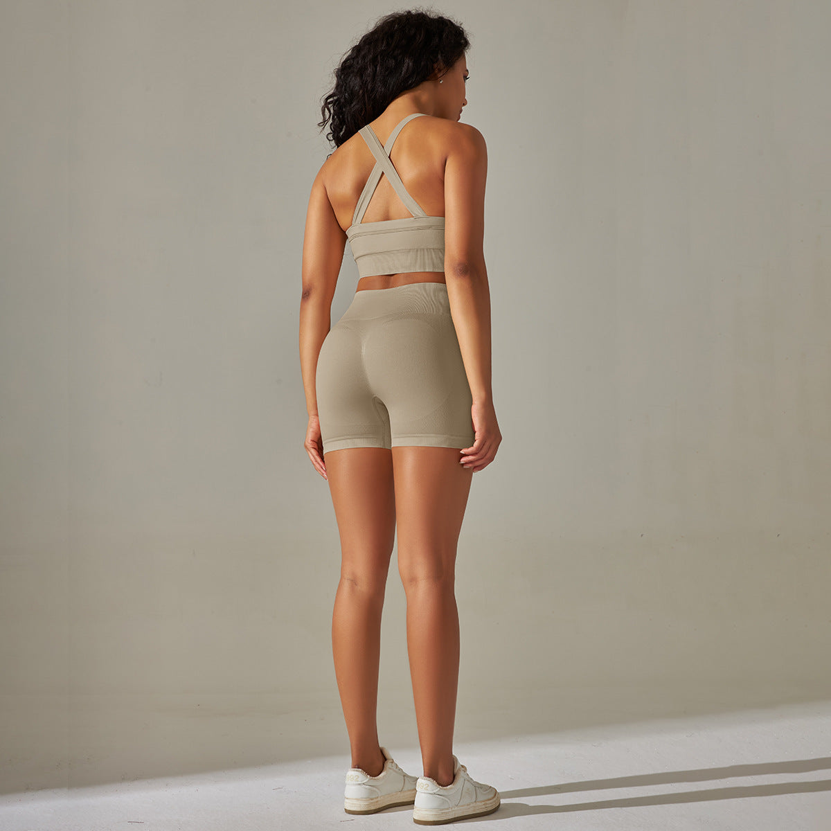 Seamless Back Exercise Bra Suit