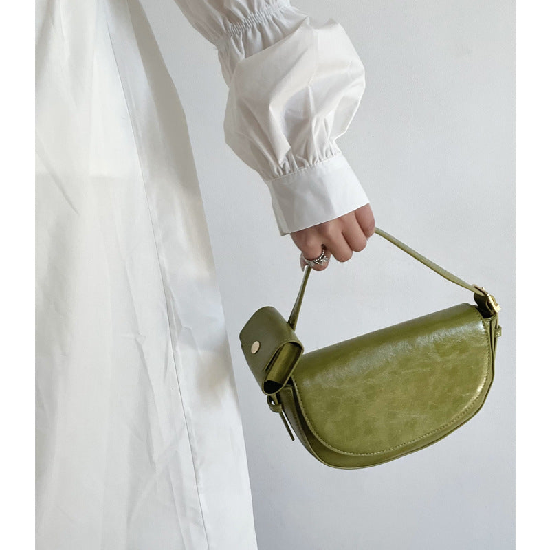 Women's Portable One-shoulder Crossbody Saddle Bag