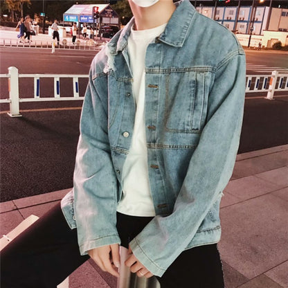Embroidered denim jacket