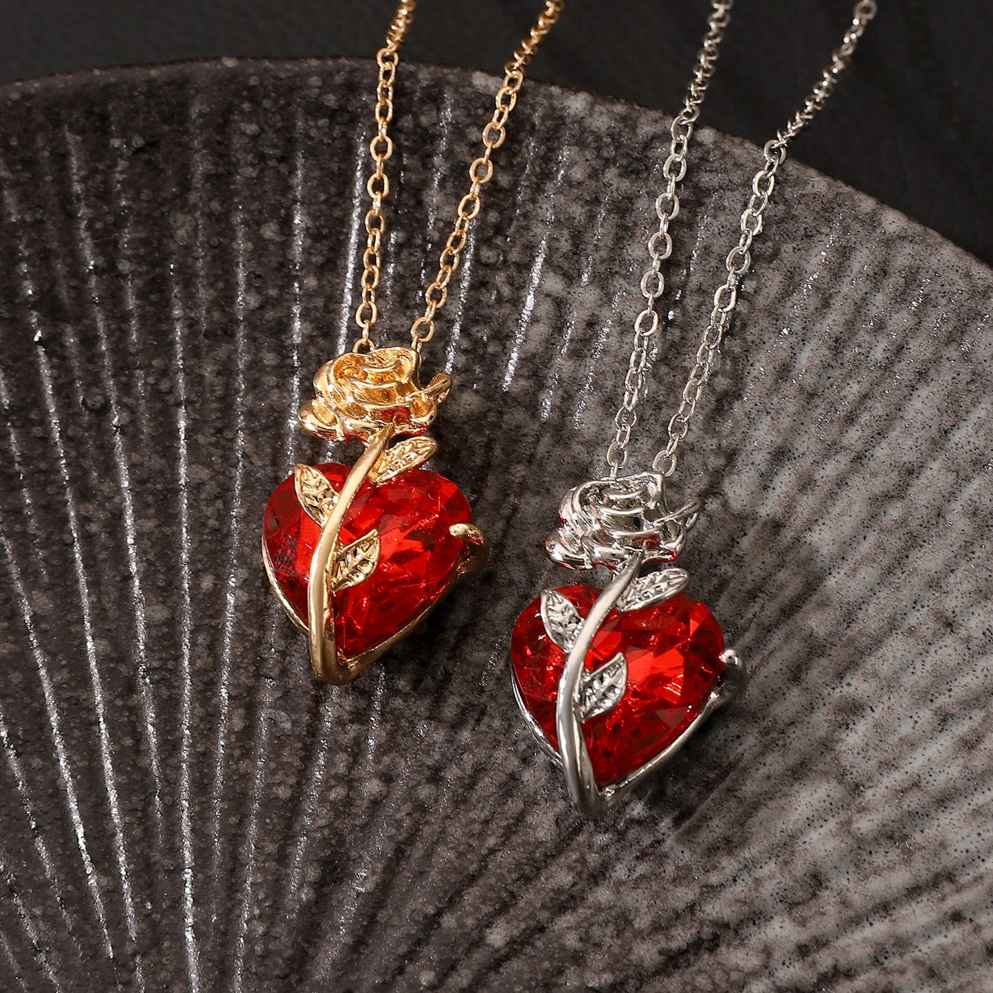 Punk Rose Love Necklace