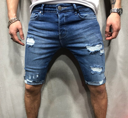Denim pants, hole, men's pants