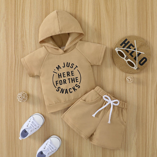 Popular Children's Clothing Fashion Letters Printing Suit