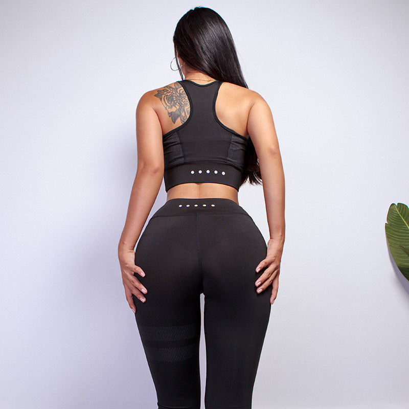 Solid Color Fitness Yoga Set