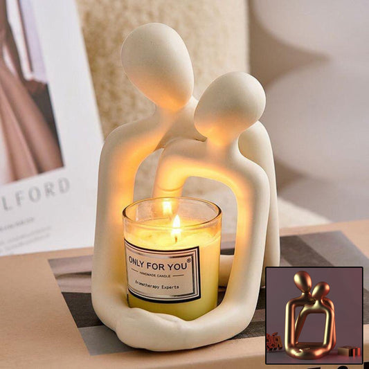 Heartwarming Loving Couple Resin Statue -