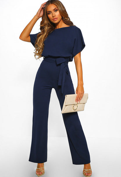 Short-sleeved Women's Jumpsuit