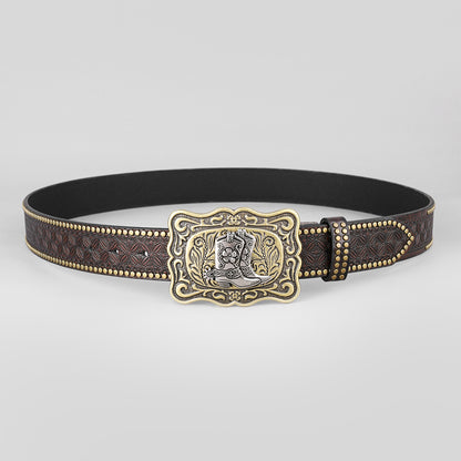Western Denim Belt