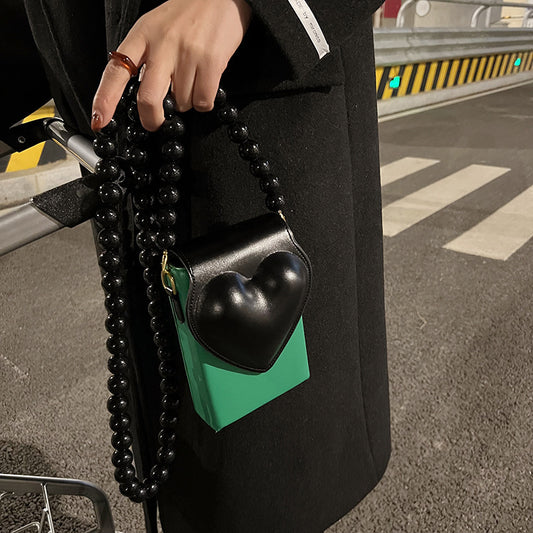 The New Checkerboard Mobile Phone Bag Shoulder Messenger Lady