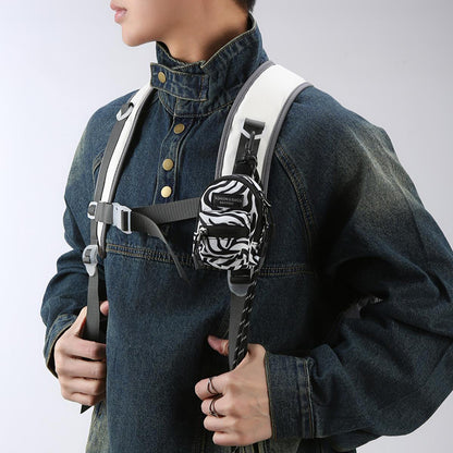 Outdoor Travel Leopard Print Shoulder Messenger Bag