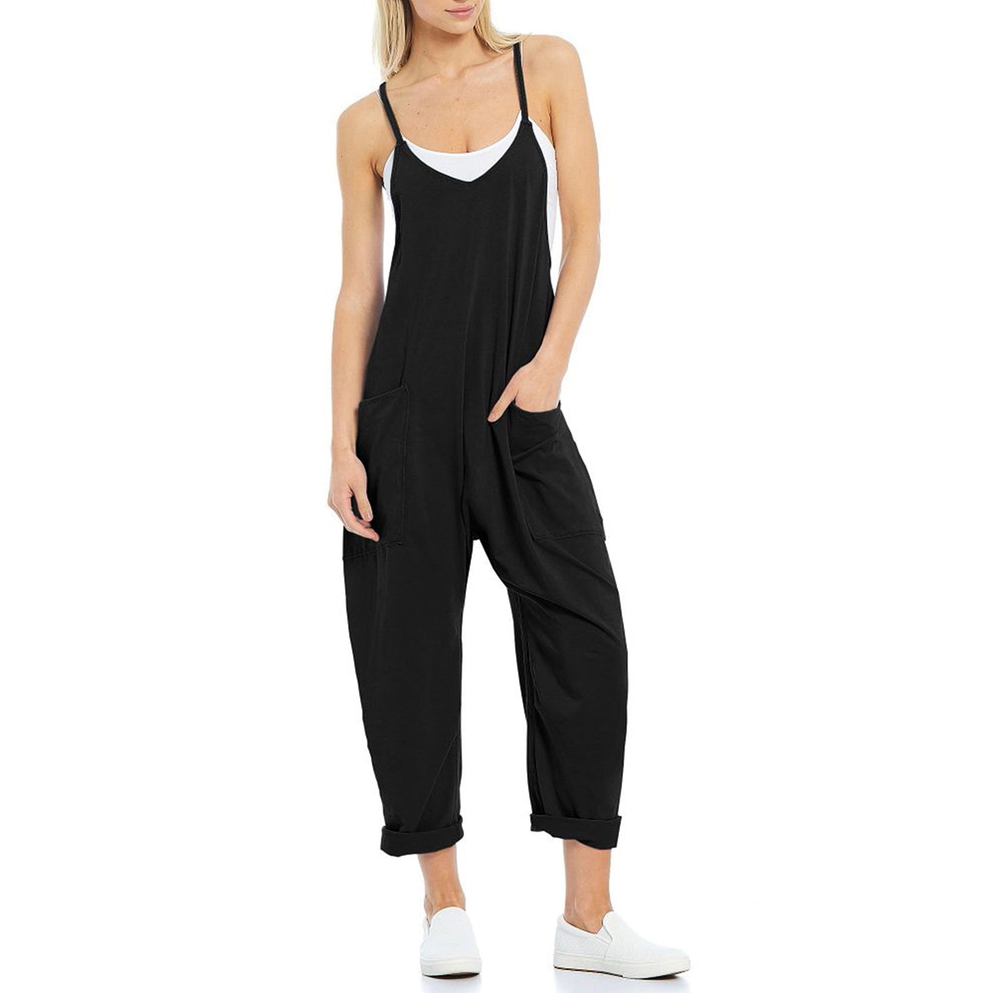 Knitted One-piece Trousers