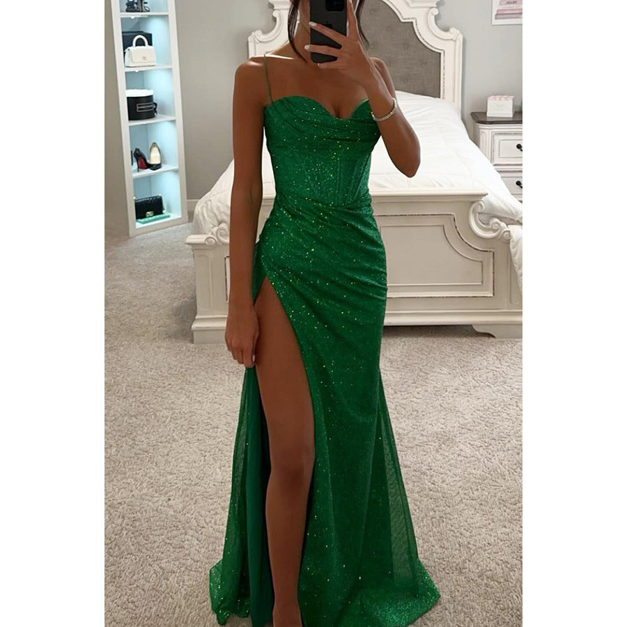 Slim Casual Slit Dress