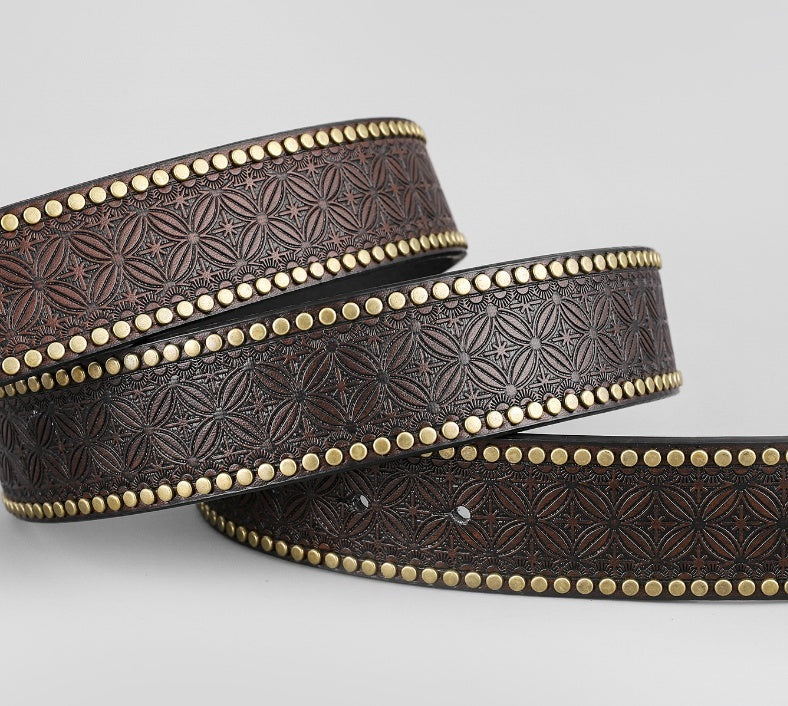 Western Denim Belt