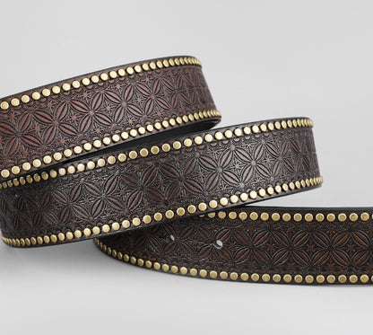 Western Denim Belt