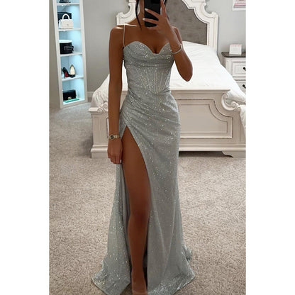 Slim Casual Slit Dress
