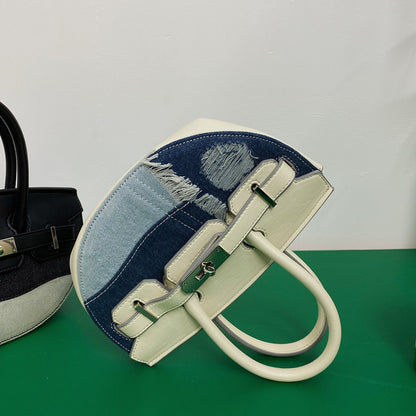 Women's Denim All-match Retro Handbag