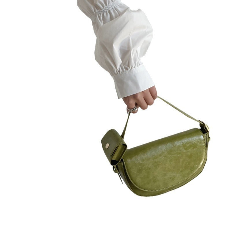 Women's Portable One-shoulder Crossbody Saddle Bag