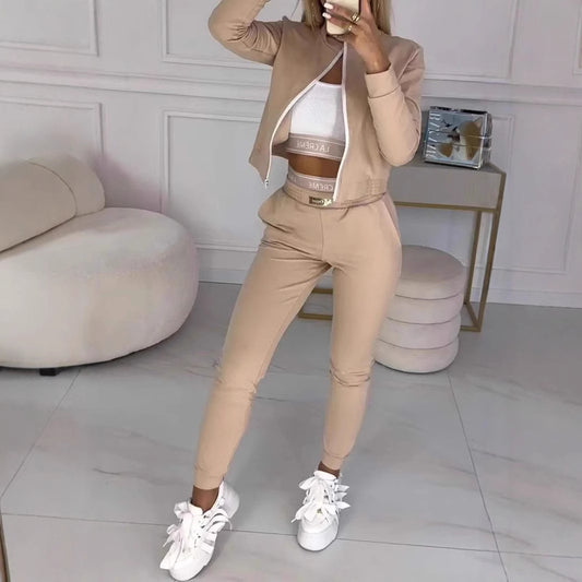 Slim Sleeve Trousers Suit