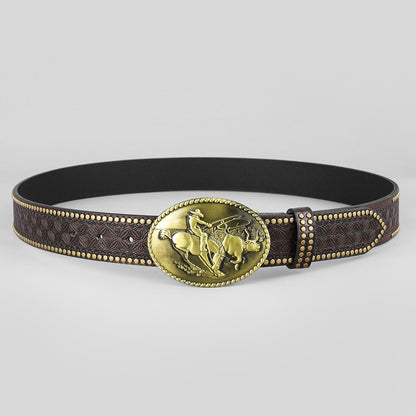 Western Denim Belt