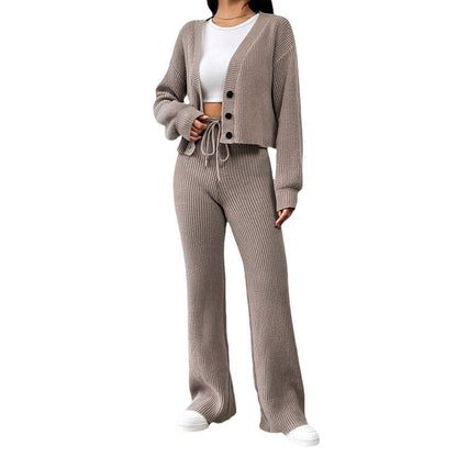Casual Style Single Row Multi-buckle Sweater